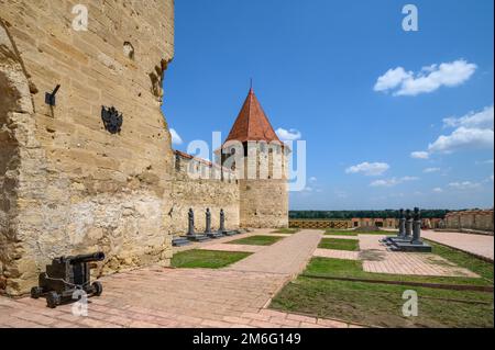Vecchia fortezza turca Bender a Tighina, Transnistria, Moldavia Foto Stock