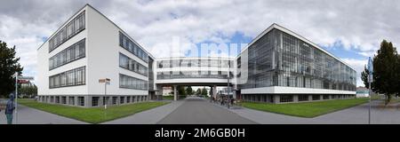 Bauhaus, prima Scuola di disegno industriale. Dessau, Germania Foto Stock