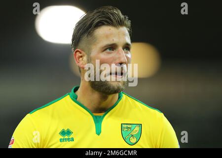 Mitchell Dijks of Norwich City - Norwich City / Newcastle United, Sky Bet Championship, Carrow Road, Norwich - 14th febbraio 2017. Foto Stock