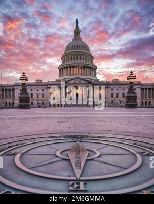 Il Campidoglio degli Stati Uniti a Washington, D.C. Foto Stock