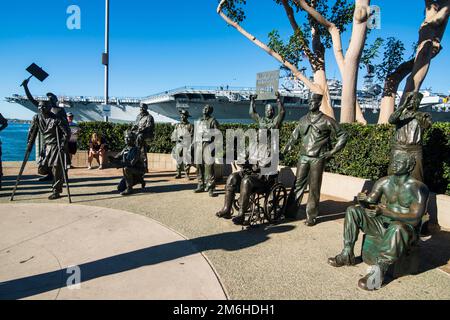 National Salute a Bob Hope e l'esercito, Tuna Harbor Park, San Diego, California, Stati Uniti Foto Stock