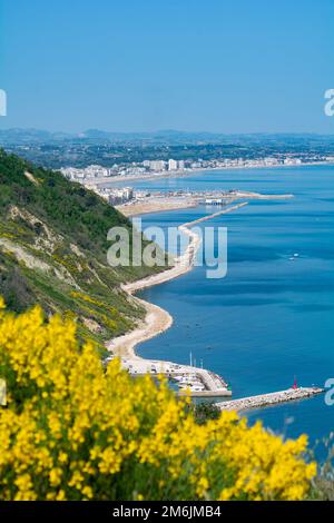 Parco regionale di San Bartolo regione Marche Foto Stock