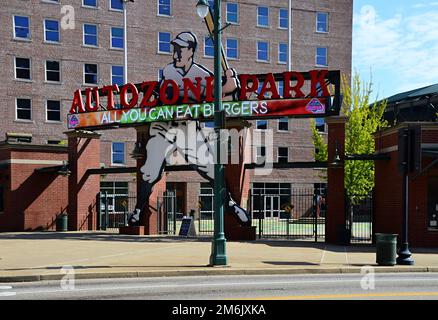 Stadio moderno a Memphis, Tennessee Foto Stock