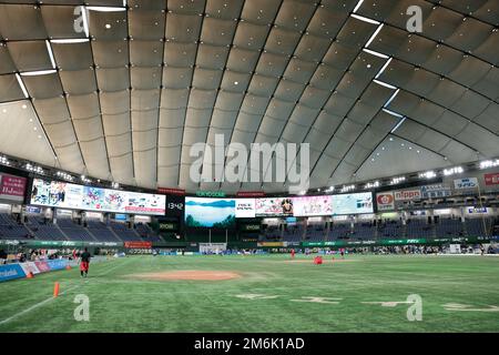 Tokyo Dome, Tokyo, Giappone. 3rd Jan, 2023. General view, 3 GENNAIO 2023 - American Football : American Football Japan Championship 'Rice Bowl' tra Panasonic Impulse 21-29 Fujitsu Frontiers al Tokyo Dome, Tokyo, Giappone. Credit: AFLO/Alamy Live News Foto Stock