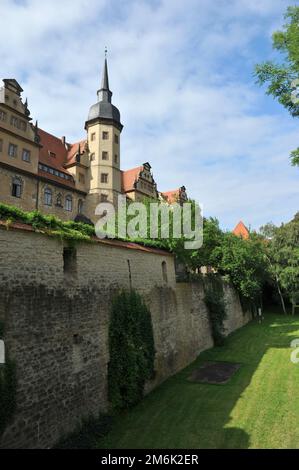 Castello di Merseburg nella Germania orientale Foto Stock