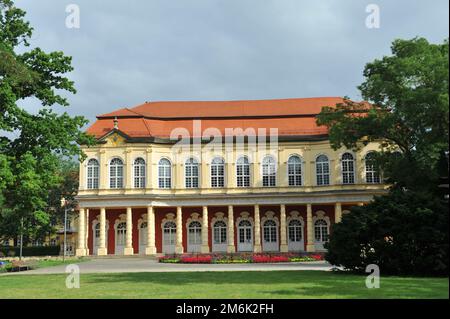 Salone giardino e orangerie a Merseburg / Germania Est Foto Stock