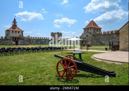Vecchia fortezza turca Bender a Tighina, Transnistria, Moldavia Foto Stock