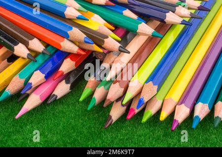 Matite di colore Foto Stock