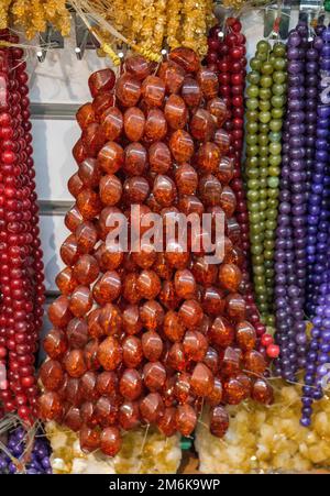 Perline di vari colori Foto Stock