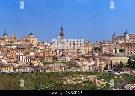 Vista di Toledo, Spagna Foto Stock