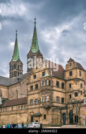 Alte Hofhaltung (Corte Vecchia), Bamberg, Germania Foto Stock