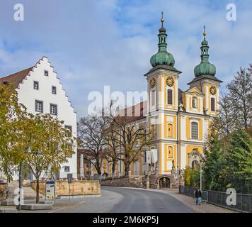 Città chiesa Donaueschingen, Foresta Nera Foto Stock