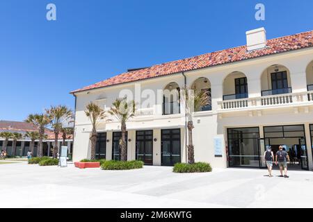 Bondi Pavilion edificio culturale che ospita mostre e galleria d'arte, edificio storico, Bondi Beach, Sydney, NSW, Australia Foto Stock
