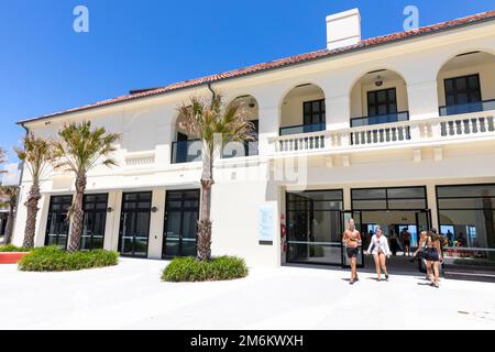 Bondi Pavilion edificio culturale che ospita mostre e galleria d'arte, edificio storico, Bondi Beach, Sydney, NSW, Australia Foto Stock
