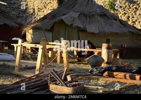 FANO DEI CESARI Festival della ricostruzione storica dell'Impero Romano Foto Stock