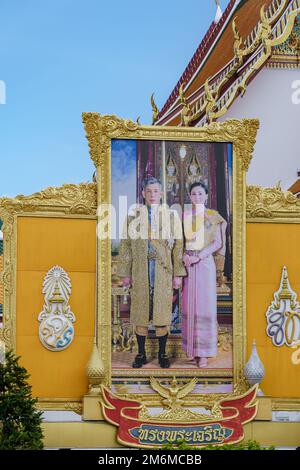 Bangkok Thailandia, Wat Suthat Thepwararam Ratchaworahawihan tempio nella città vecchia di Bangkok Foto Stock