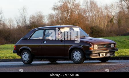 1980 Austin Allegro auto classica marrone Foto Stock