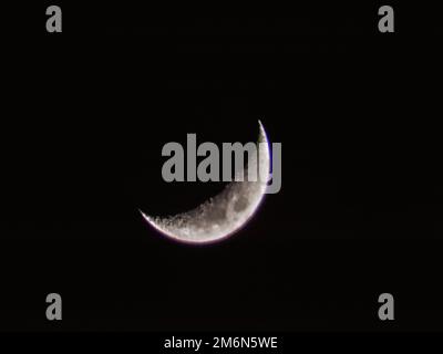 ASTRONOMIA : QUATERE LUNARE Foto Stock