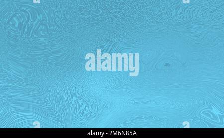 Dipinto astratto monocromatico blu con molti elementi grafici, spazio di copia Foto Stock