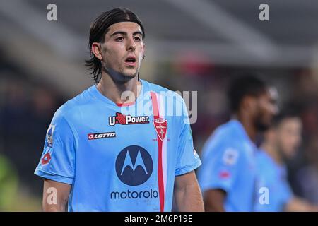Firenze, Italia. 04th Jan, 2023. Filippo Ranocchia (AC Monza) durante ACF Fiorentina vs AC Monza, calcio italiano Serie A match in Florence, Italy, Gennaio 04 2023 Credit: Independent Photo Agency/Alamy Live News Foto Stock