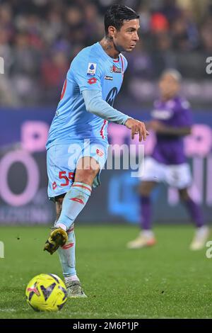 Firenze, Italia. 04th Jan, 2023. Armando Izzo (AC Monza) durante ACF Fiorentina vs AC Monza, campionato italiano di calcio Serie A match in Florence, Italy, Gennaio 04 2023 Credit: Independent Photo Agency/Alamy Live News Foto Stock