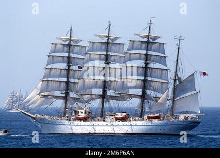 Barque giapponese Kaiwo Maru II, 1997, Kagoshima Foto Stock