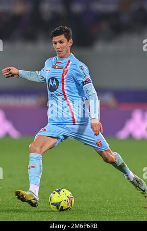 Firenze, Italia. 04th Jan, 2023. Matteo Pessina (AC Monza) durante ACF Fiorentina vs AC Monza, calcio italiano Serie A match in Florence, Italy, Gennaio 04 2023 Credit: Independent Photo Agency/Alamy Live News Foto Stock