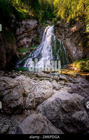 Cascate di Gollinger nei pressi di Salisburgo in Austria Foto Stock