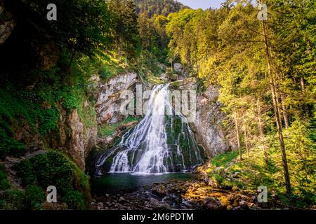 Cascate di Gollinger nei pressi di Salisburgo in Austria Foto Stock