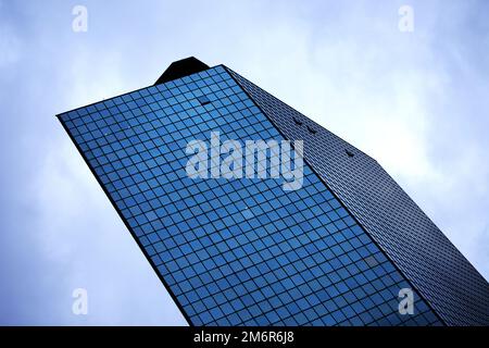 Paesaggio urbano della città di Napoli quartiere degli affari Foto Stock