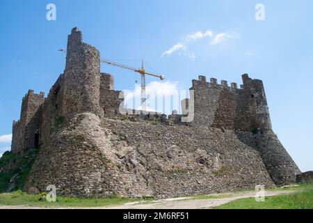 Castello di Montsoriu in catalogna spagna Foto Stock