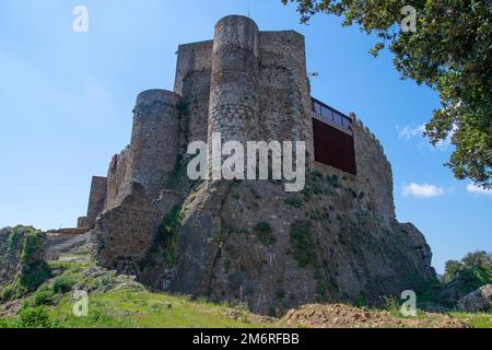 Castello di Montsoriu in catalogna spagna Foto Stock