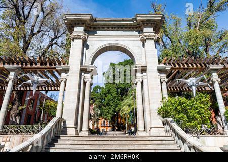 Reforma Park, sito patrimonio dell'umanità dell'UNESCO Guanajuato, Messico Foto Stock