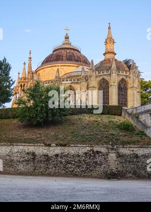 Chapelle royale de Dreux, anche Chapelle Royale Saint-Louis, tomba neogotica in stile storico della famiglia d'Orleans, Dreux, Eure-et-Loir Foto Stock