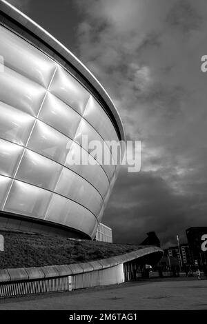 Finnieston Crane, Clyde Arc, OVO Hydro, SEC Armadillo Glasgow 2023. Foto Stock