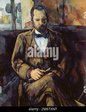 Un ritratto del commerciante d'arte Ambroise Vollard dipinto dall'impressionista francese Paul Cézanne nel 1899 Foto Stock