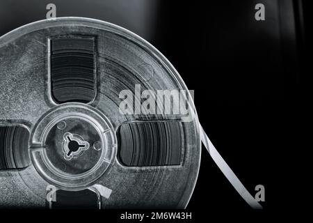 Bobina con nastro magnetico Foto Stock