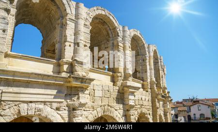 Arena di Arles Francia Foto Stock