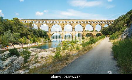Pont du Gard Francia Foto Stock