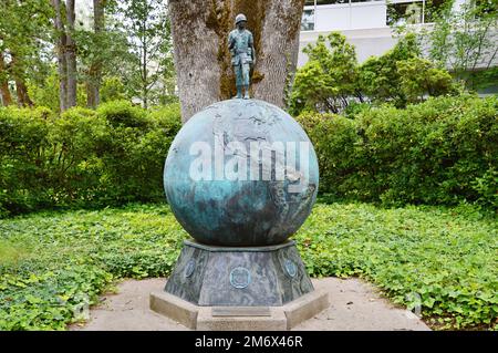 Memorial a Salem, la capitale dell'Oregon Foto Stock