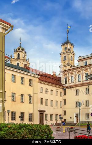 Università di Vilnius, Lituania Foto Stock