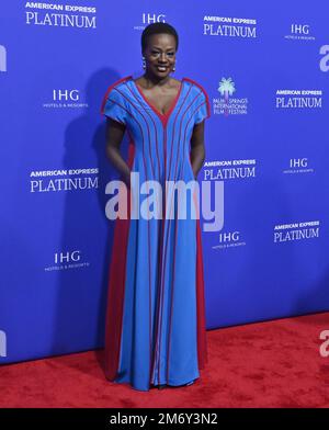 Palm Springs, Stati Uniti. 05th Jan, 2023. Viola Davis partecipa al 34th° gala annuale del Palm Springs International Film Festival presso il Palm Springs Convention Center di Palm Springs, California, giovedì 5 gennaio 2023. Foto di Jim Ruymen/UPI Credit: UPI/Alamy Live News Foto Stock