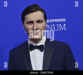 Palm Springs, Stati Uniti. 05th Jan, 2023. Paul Dano partecipa al gala annuale del 34th al Palm Springs International Film Festival, che si terrà giovedì 5 gennaio 2023 presso il Palm Springs Convention Center di Palm Springs, California. Foto di Jim Ruymen/UPI Credit: UPI/Alamy Live News Foto Stock