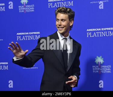 Palm Springs, Stati Uniti. 05th Jan, 2023. Austin Butler partecipa al gala annuale del Palm Springs International Film Festival 34th presso il Palm Springs Convention Center di Palm Springs, California, giovedì 5 gennaio 2023. Foto di Jim Ruymen/UPI Credit: UPI/Alamy Live News Foto Stock