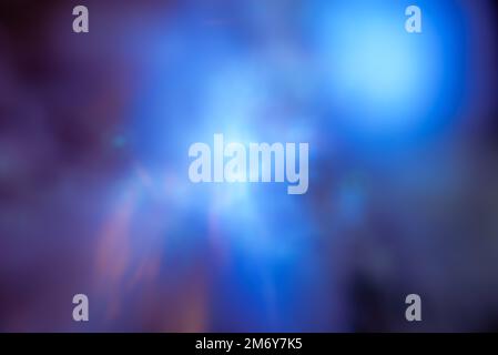 Bella sfondo blu.lunga esposizione luce pittura.sfondo neon blu.sfondo sfocato blu.sfondo moderno.sfondo astratto blu.Bokeh Foto Stock