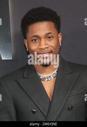 Hollywood, California. 5th Jan, 2023. Da'Vinchi alla stagione 2 premiere di BMF al TCL Chinese Theatre di Hollywood, California, il 5 gennaio 2023. Credit: Faye Sadou/Media Punch/Alamy Live News Foto Stock