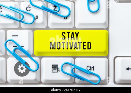 Testo che mostra ispirazione soggiorno motivato. Concetto del Internet ricompensa voi stessi ogni volta che raggiungete un obiettivo con la conoscenza Foto Stock