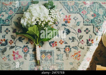Bouquet per il Backyard Florida Wedding Foto Stock