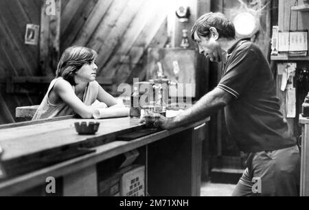 Kristy McNichol, Arlen Dean Snyder, on-set of the Film, 'The Night the Lights went out in Georgia', AVCO Embassy Pictures, 1981 Foto Stock