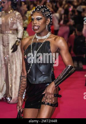 Londra, Regno Unito. 06th Jan, 2023. Baby al lancio del Drag con UK 2023 di RuPaul a Londra. (Foto di Brett Cove/SOPA Images/Sipa USA) Credit: Sipa USA/Alamy Live News Foto Stock